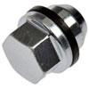 611-205 M12-1.50 Wheel Cover Retaining Nut - 21mm Hex, 29.5mm Length; 1991-2003 Ford, 1991-2002 Mercury