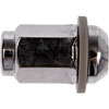 611-261.1 Wheel Nut Chrome Acorn M12-1.50, Hex 19mm, Radius Seat; 1986-1991 Honda - image 1