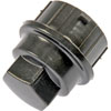 611-634 Lt. Black Metallic Plastic Wheel Nut Cover M24-2.0 Mod, Hex 19mm; Buick/Chevrolet/Pontiac/Saturn - image 2