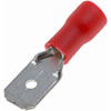 638-260 22-18 Gauge Male Slide Disconnect Terminal, .250 in., Red - image 1