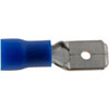638-261 16-14 Gauge Male Slide Disconnect Terminal, .250 in., Blue - image 2