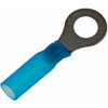638-424 16-14 Gauge Ring Weather Proof Terminal, 1/4 in., Blue; Copper