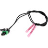 645-1000 Two Wire Electrical Pigtail with Watertight Male Connector and Female Terminals; Multi-Vehicle Application