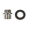65221 Oil Drain Plug Standard M20-1.50, Head Size 17mm; Chevrolet/Dodge/GMC/Honda/Isuzu/Plymouth/Porsche/Subaru