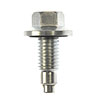65372 Magnetic Oil Drain Plug M12-1.75, Head Size 15mm; Multi-Vehicle Application