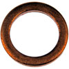 65399 Copper Drain Plug Gasket, Fits .5 D.o., 9/16, M14 S.o.; American Motors/Ford/Freightliner/Mercedes-Benz