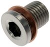 65407 Trapped Washer Oil Drain Plug M14x1.50; 2004-2010 Seat; 1999-2002 Seat; 2025 Volkswagen; 1996-2023 Volkswagen - image 4