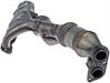Exhaust Manifold With Integrated Catalyic Converter - image 1