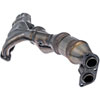 Exhaust Manifold With Integrated Catalyic Converter - image 2