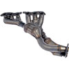 Exhaust Manifold With Integrated Catalyic Converter - image 3