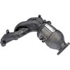Manifold Converter Includes Gaskets Cast Manifold - image 2