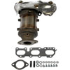 Manifold Converter Includes Gaskets Cast Manifold - image 2