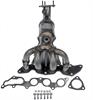 Integrated Exhaust Manifold Converter - Includes Gaskets - image 1