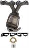 Manifold With Catalytic Converter - Cast Iron - Includes Gaskets - image 1