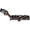 Exhaust Manifold With Integrated Catalyic Converter - image 3