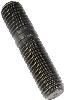 675-084 Double Ended Stud - 1/4-20 x 3/8 in. and 1/4-28 x 7/16 in. - image 1
