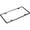 68144 Universal Metal License Plate Frame Chrome Finish - image 1