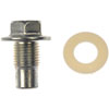 Oil Pan Drain Plug & Gasket Type: Pilot Point - image 1