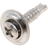 700-151 Trim Screw - Chrome Countersunk - No. 8 x 3/4 in.; Zinc - image 1