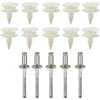 702-004 Door Panel Trim Retainer Kit - C/K Pick-Up; 1999 Cadillac; 1988-2002 Chevrolet; 1988-2002 GMC - image 1