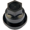 711-021 Black Wheel Nut Cover M24-2.0; 1991-2005 Chevrolet, 1991-2004 GMC, 1996-2001 Oldsmobile - image 2