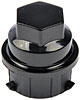 711-022 Black Wheel Nut Cover M24-2.0; Buick/Chevrolet/GMC/Oldsmobile/Pontiac/Saturn - image 1