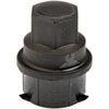 711-024 Black Wheel Nut Cover M24-2.0; 1995-1998 Chevrolet, 1993-2000 Pontiac - image 1