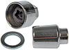 Chrome Wheel Locks Type: Short Shank Mag - image 1