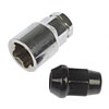 711-346 Black Chrome Acorn M12-1.50; 1968-2022