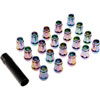 711-355G Neo-Chrome Spline Drive Lock Set M12-1.50; 1968-2023