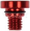 712-X95E5 Cap, Red Aluminum, 5 Pack - image 1