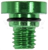 712-X95F5 Wheel Nut Cap, Green Aluminum - image 1