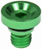 712-X95F5 Wheel Nut Cap, Green Aluminum - image 2