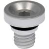 712-X95X Wheel Nut Cap, Silver Aluminum - image 1