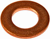725-004 Copper Washer-1/16 in. x 7/16 in. x 13/16 in.; 1/16 in x 7/16 in x 13/16 in - image 1