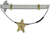 Window Regulator Only, Manual 1991-94 for Nissan fits Sentra Front - Left - image 2