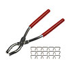 Upholstery Hog Rings With Tool - image 1