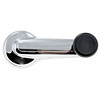 Window Crank Handle 1982-1996 GM Chrome with black knob - image 1