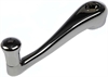 775-5604 Window Crank Handle Front Left or Right Chrome Handle with Chrome Knob; 1990-2011 Peterbilt - image 1