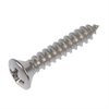 784-100 Self Tapping Screw-Stainless Steel-Oval Head-No. 6 x 1/2 in., 3/4 in.; 6x1/2 - image 1