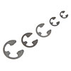 784-632 E-Clip Assortment - 3/16 in., 5/32 in., 1/4 in., 5/16 in., 3/8 in.; Metal - image 1