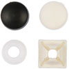 785-138 License Plate Fastener - 1/4-20 x 2 in. Slotted Truss with Hex Nut - image 2