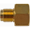 Brass Dual Brake Line Adapter 3/8" x 1/2"-20 - image 2