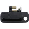Exterior door handle front black smooth with keyhole - image 1