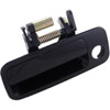 Exterior door handle front black smooth with keyhole - image 3