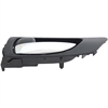 Interior Door Handle Chrome Lever Front Left Black Housing - image 1
