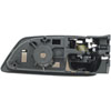 Interior Door Handle Chrome Lever Right Rear Black Housing - image 2
