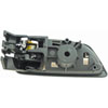 Interior Door Handle Chrome Lever Rear Left Black Housing - image 2