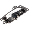 Interior Door Handle Chrome Lever Front Right Black Housing - image 3