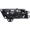 Interior Door Handle Chrome Lever Front Left Black Housing - image 2
